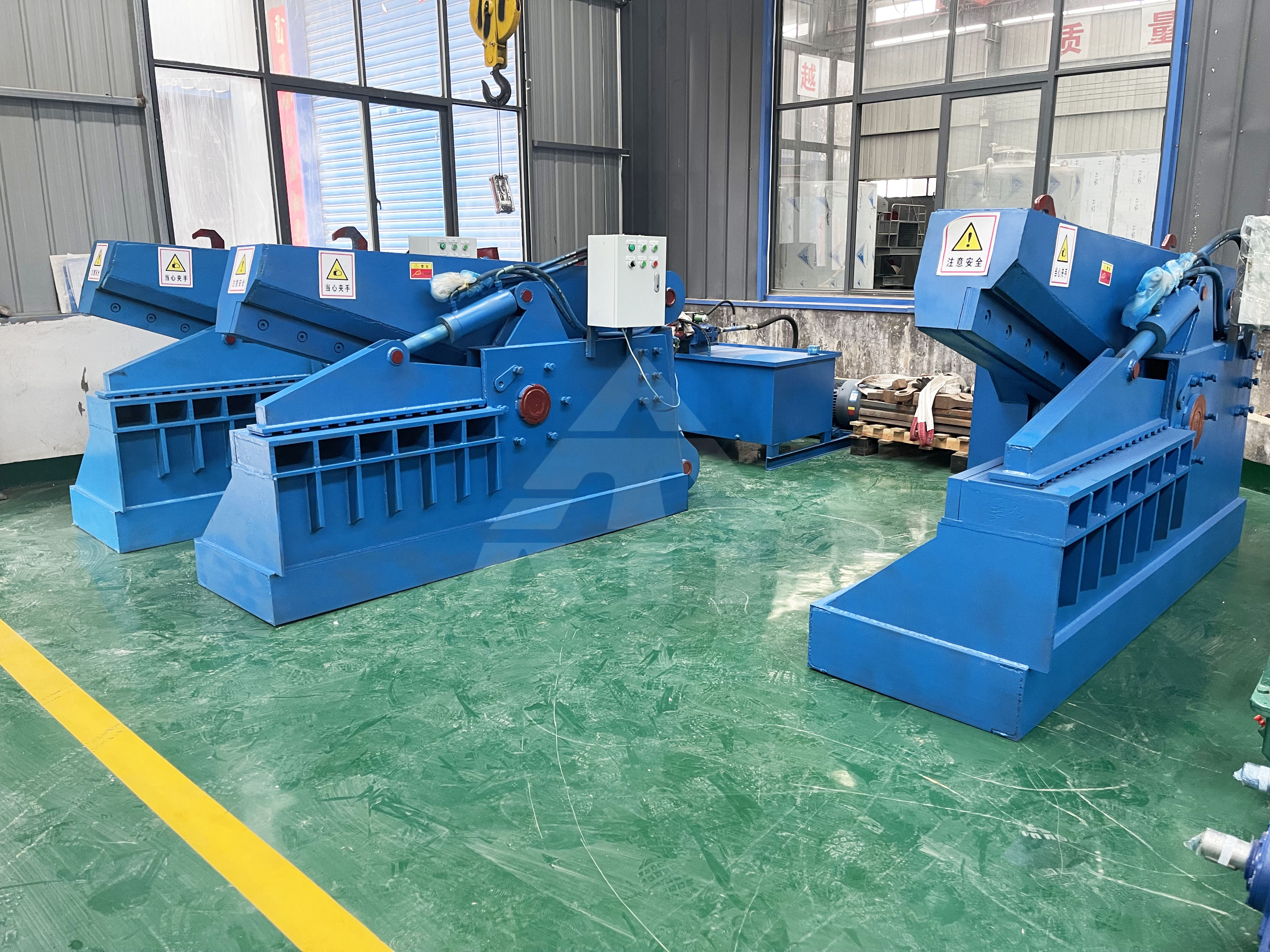 2500KG/H-4500KG/H Hydraulic Alligator Shear Scrap Iron Cutting Alligator Metal Shear