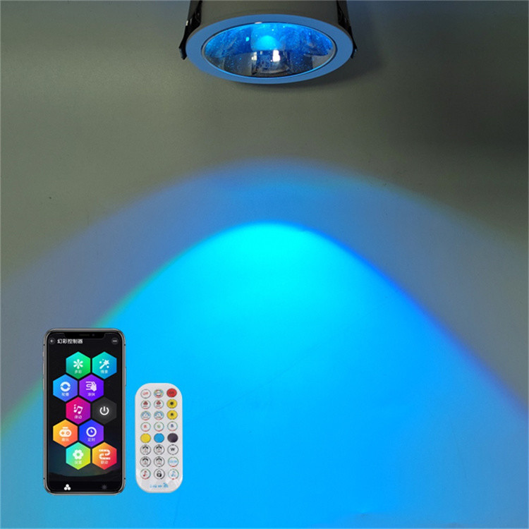 Smart 60W RGBW Downlight for Creating Christmas Atmosphere on Indoor Entertainment