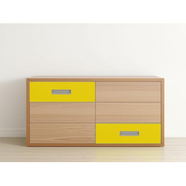 Customizable Eco Leather Front Drawer Panel ENF Grade MDF / Particle Board