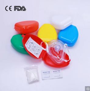 Quality Medical PVC Disposable CPR Mask CE FDA Approved Mouth To Mouth for sale
