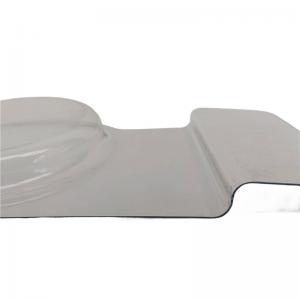 Quality Recyclable Plastic Blister Pack PVC Plastic Serving Trays White for sale