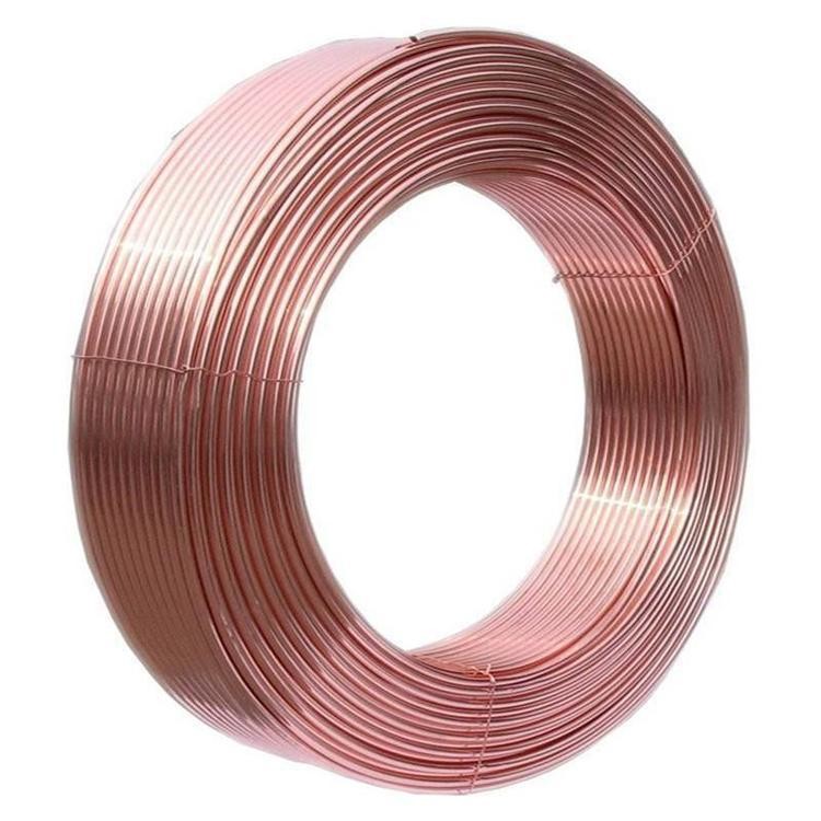 AC Copper Pipe / Tube Coil C10100 Cooper Tube / C10100 Cooper Pipe For Air Conditioners 99.99%