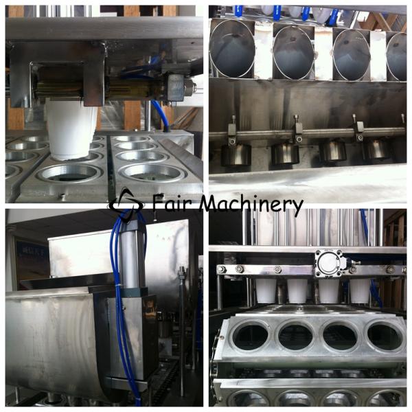 380V 50Hz Cup Filling Sealing Machine Foil PP PE PET Cup for Yogurt 3PH