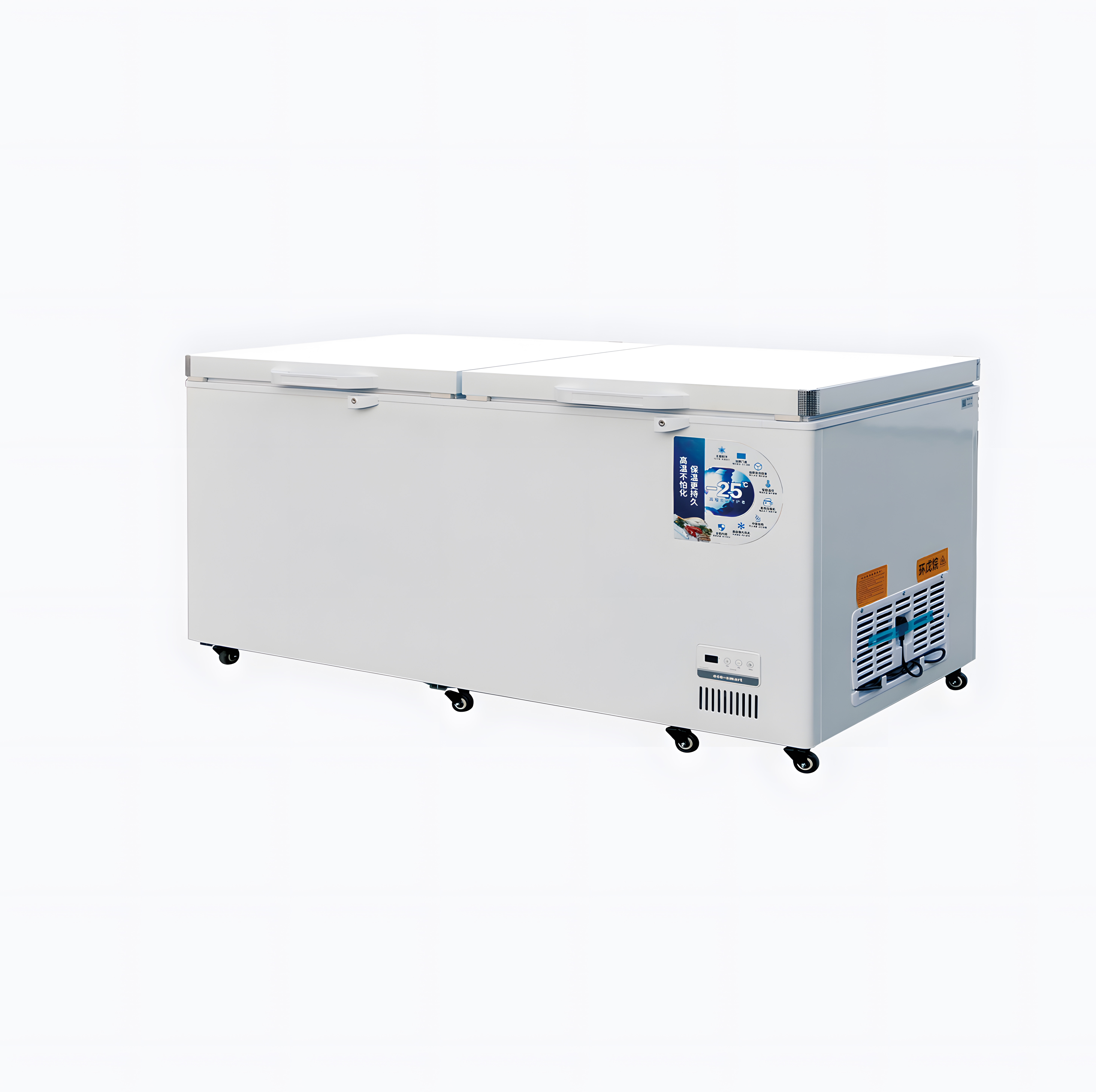 Large Capacity Deep Chest Freezer with 7cm Foam Layer and R600a/R290a Refrigerant