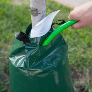 Quality 500D PVC UV Resistant Tree Watering Bags With Heavy Duty Zipper Self Watering Tree Bags for sale