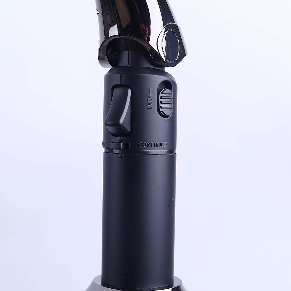 Small Adjustable Flame Kitchen Torch for Creme Brulee and Baking BBQ at Home