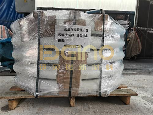 Customized Wear Resistant Ceramic Pipe Smooth Surface Ceramic Lined Reducer Pipe