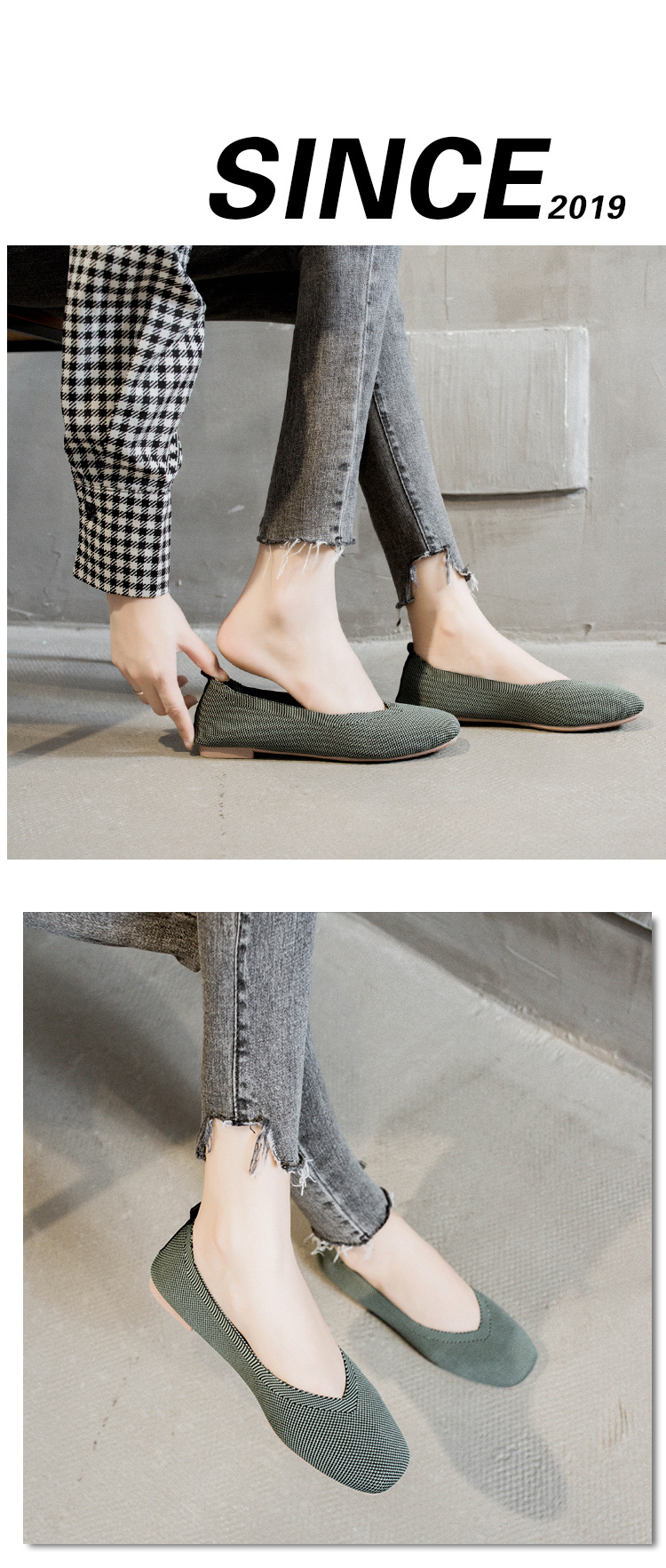 Wholesale Breathable Fashion Low Heel Loafers Women Elegant Flat Dress Shoes For Ladies