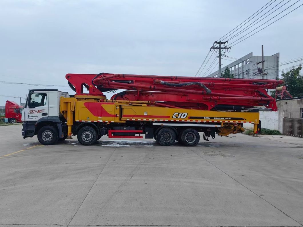 2019 Concrete Pump Truck 62m Concrete Mixer Machine Mercedes Benz Concrete Boom Pump
