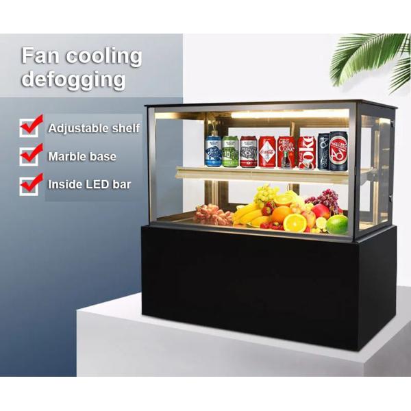 Mini Customized Glass Door Display Chiller Refrigerator Cabinet Cake Showcase Hcs-08f
