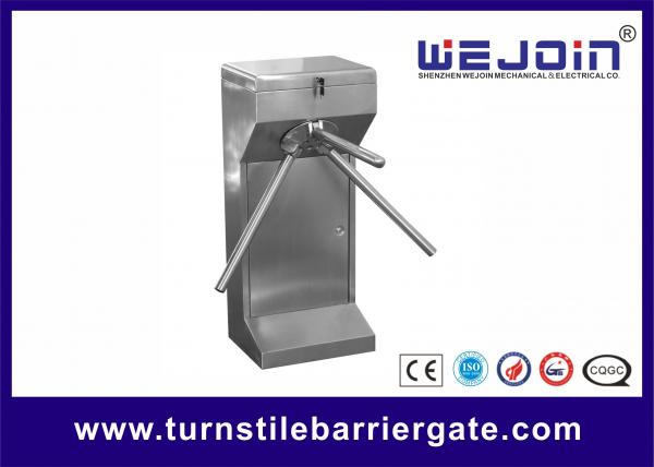 Buy Low Noise Pedestrian Access Control Tripod Turnstile Gate AC 110V / 220V at wholesale prices