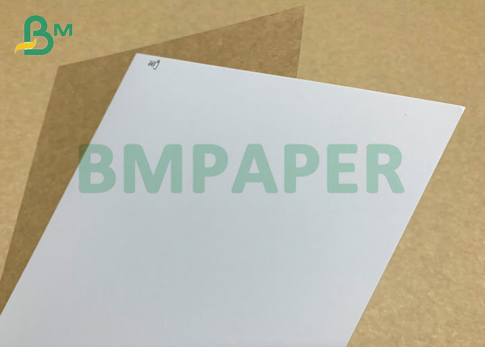 90cm Roll 250g 300g White Coated Brown Kraft Board For Food Packaging Box 