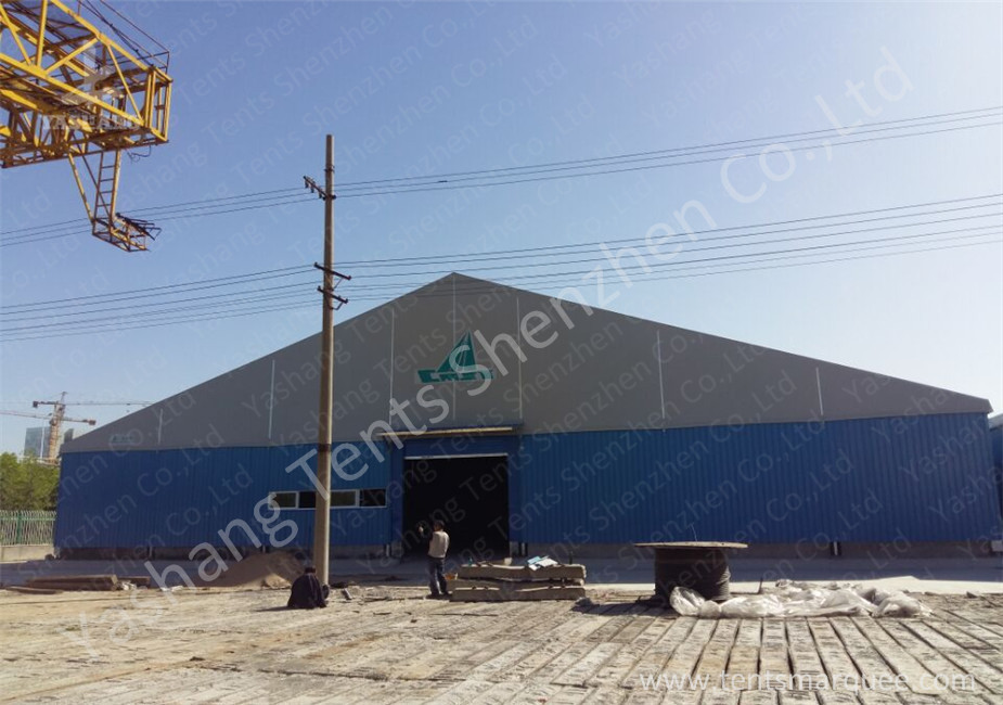 30 X 50M Industrial storage tents buildings Color Steel Plate Wall Roller Shutter Door