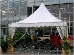 Quality Sunshade High Peak Party Tent Gazebo Canopy With Transparent PVC Windows for sale