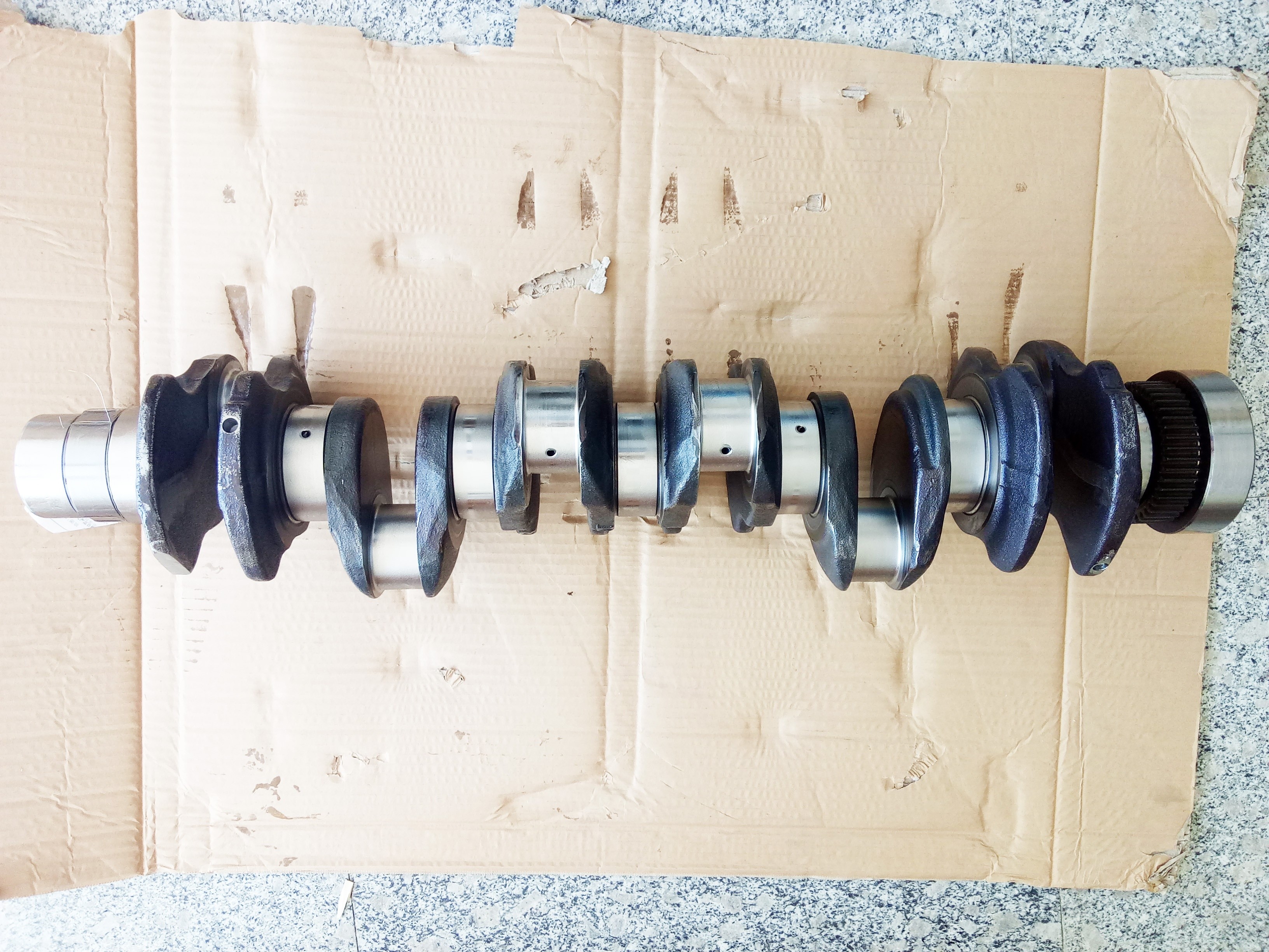 Forged Steel / Cast Iron Crankshaft S4K For Crankshaft 517671 / 4W3989