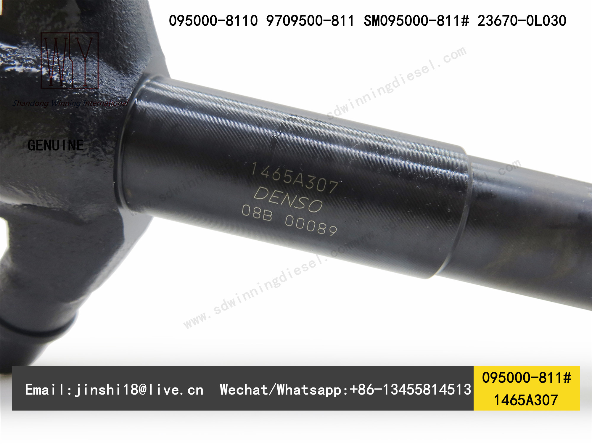 Denso Genuine and New Fuel Injector 095000-811# 095000-8110 9709500-811 SM095000-811# for Mitsubishi Pajero 1465A307