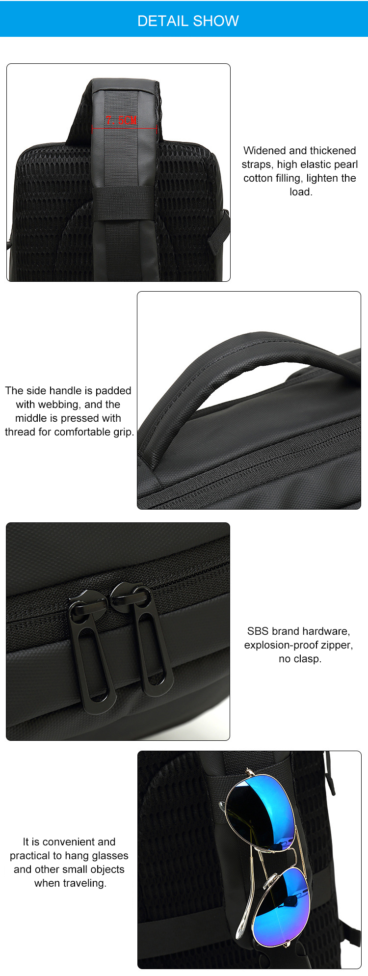 Crossbody Chest Sling Bags 10L