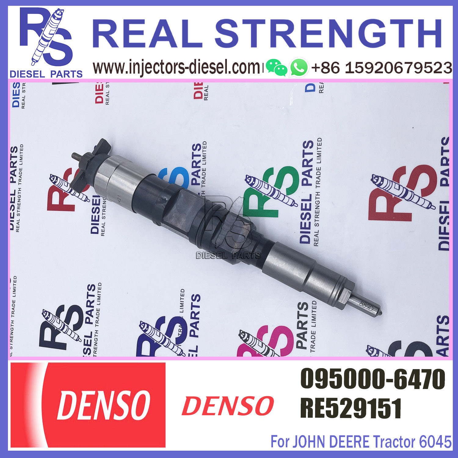 Diesel Injector 095000-6470 RE546777 RE528408 RE529151 SE501949 hot sale