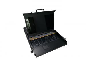 Quality 1400*900 KVM Monitor Switch 16 Ports With 104 Key Notebook Keyboard for sale