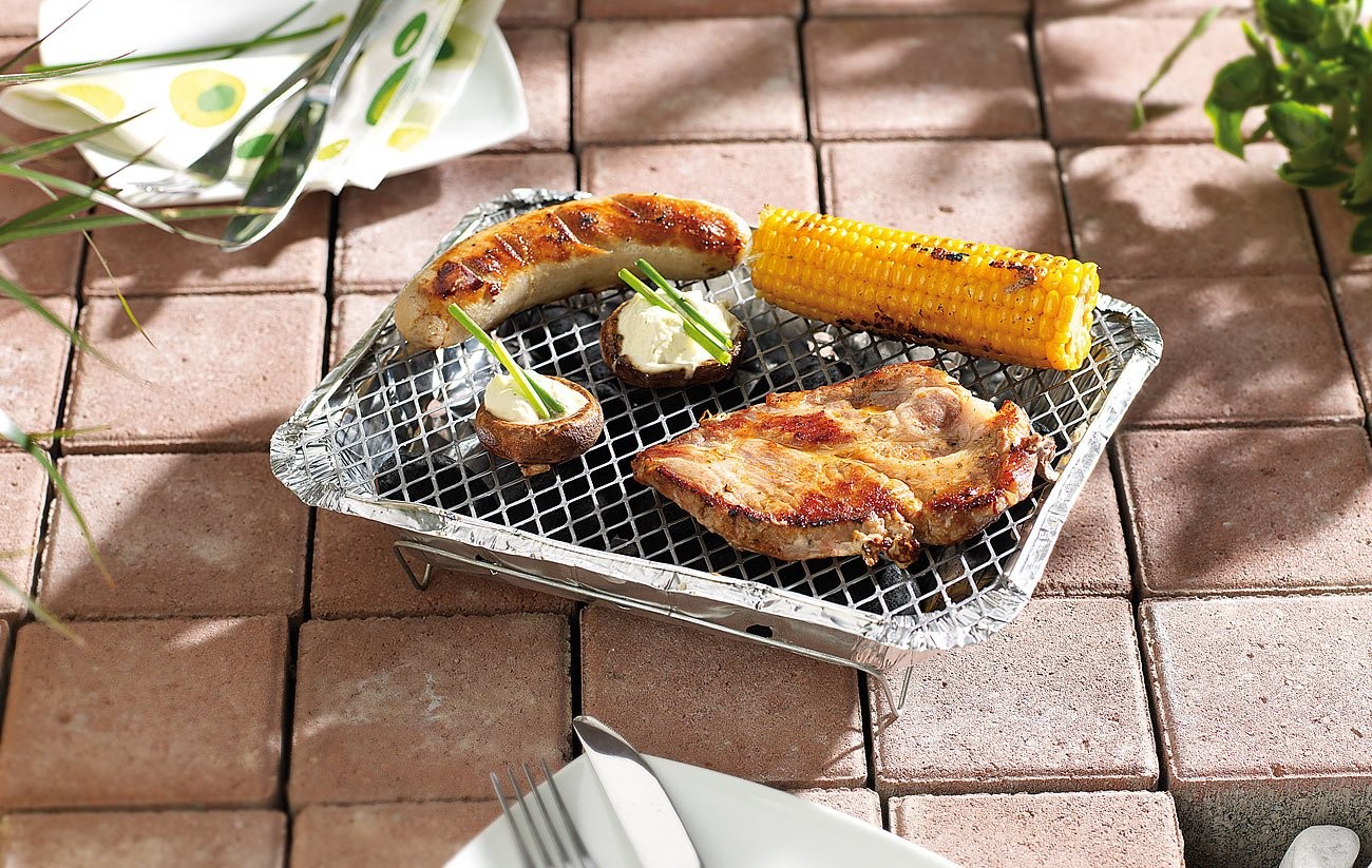 Mini Charcoal Grill 26.5x19.5x8cm Grill Portable Charcoal Small Grill