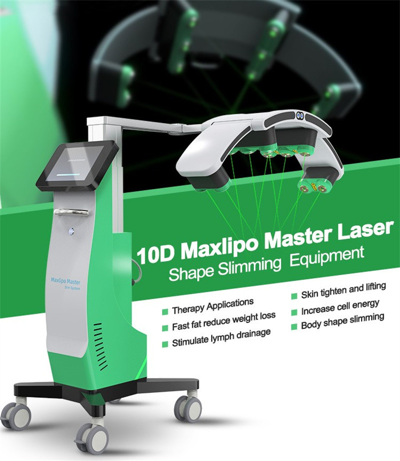 10d Emerald Maxlipo Master Laser Machine Fat Burning