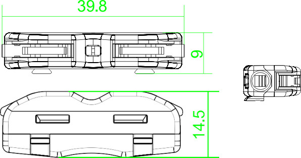 Flexible Wire Junction Connector / Electrical Quick Connect Terminals