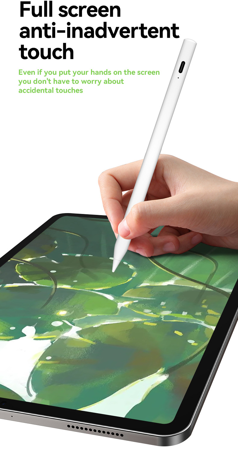 Painted Aluminum Active Touch Screen Pen with POM Material 20.7g