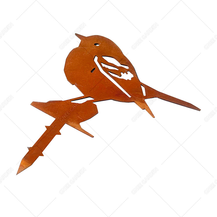 Corten Steel Garden Sets Animal Sculpture For Ornaments