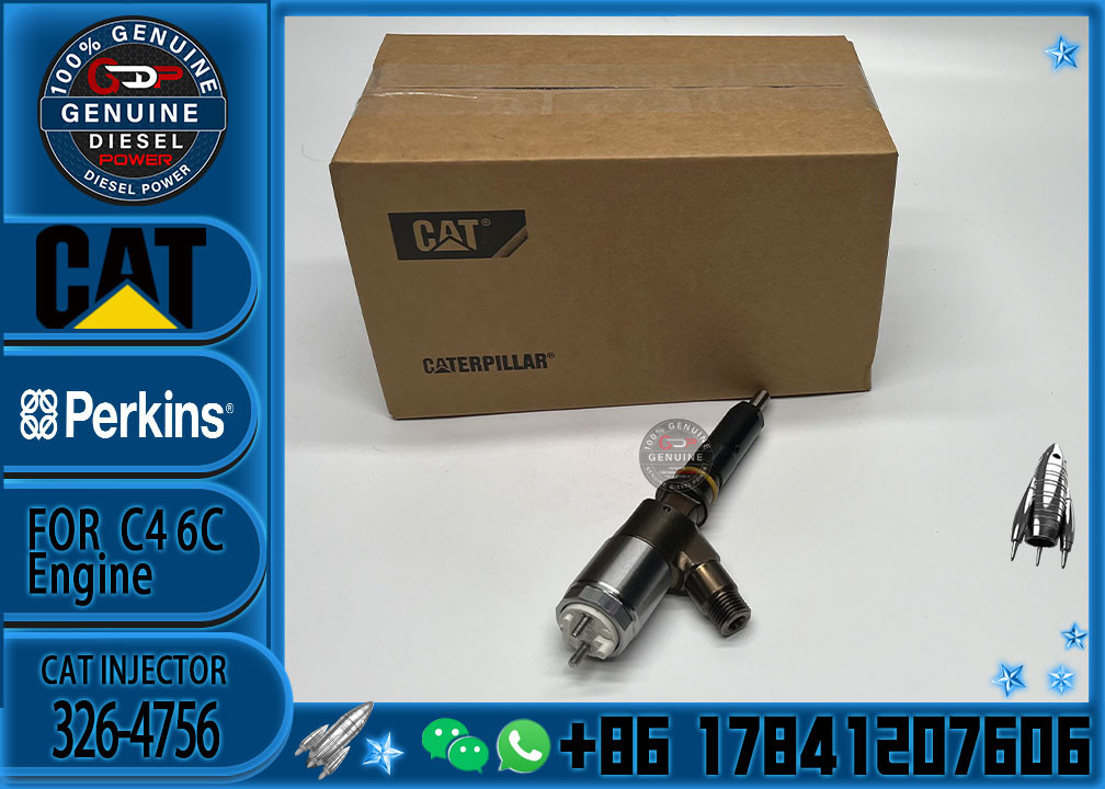 New common rail injector 326-4700 Diesel parts Common Rail Fuel Injector 326-4756 For 320D engine common rail injector