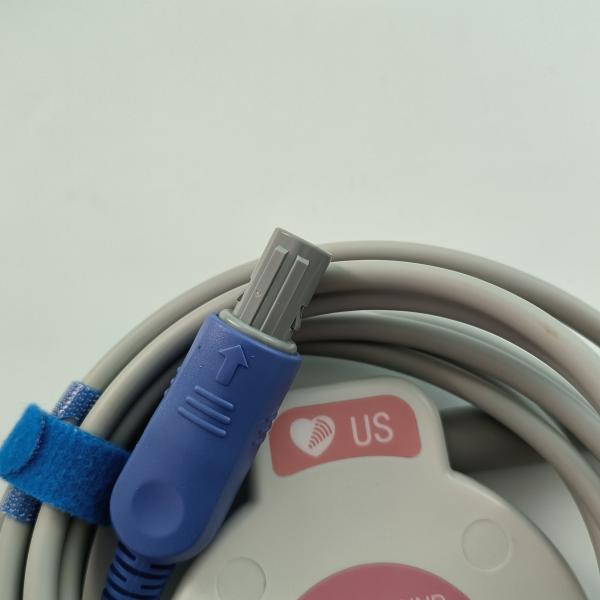 Tire Supervision US Transducer For F2/F3/F6 Fetal Heart Rate US Probe Dual Slot 4 Pin MS3-109301 (D)