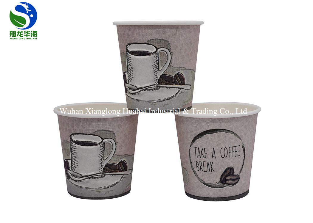 Disposable PLA Coated Paper Cup Compostable Small Paper Cups For Coffee