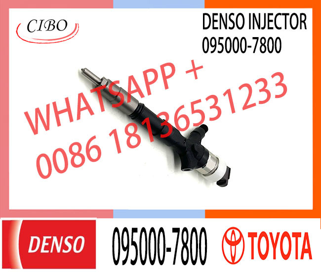 common rail injector 23670-30310 095000-7800 injector for TOYOTA 2KD-FTV, D-4D, TRH2 injector nozzle 23670-30310 095000-