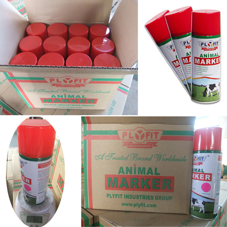 Eco Friendly Livestock Marker Spray Animal Marking Spray Paint For Tail Painting