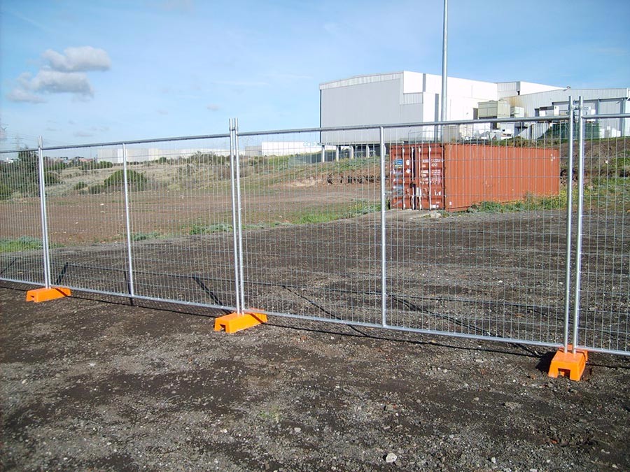 2.1m*2.4m Temp Construction Fence Panels OD32mm*2.0mm With a 4.0mm diameter AS4687-2007 standard