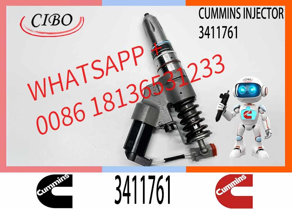 Diesel Fuel Injector Common Rail Injector 3411761 CUM-MINS M11 3411761 4903084 4061851 4902921 3411752 3411753 3411756