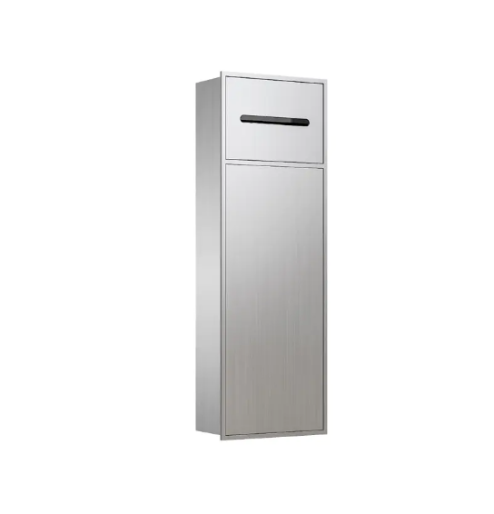 Brushed Stainless Steel Restroom Niche for Toilet Paper Waterproof and Rust-resistant