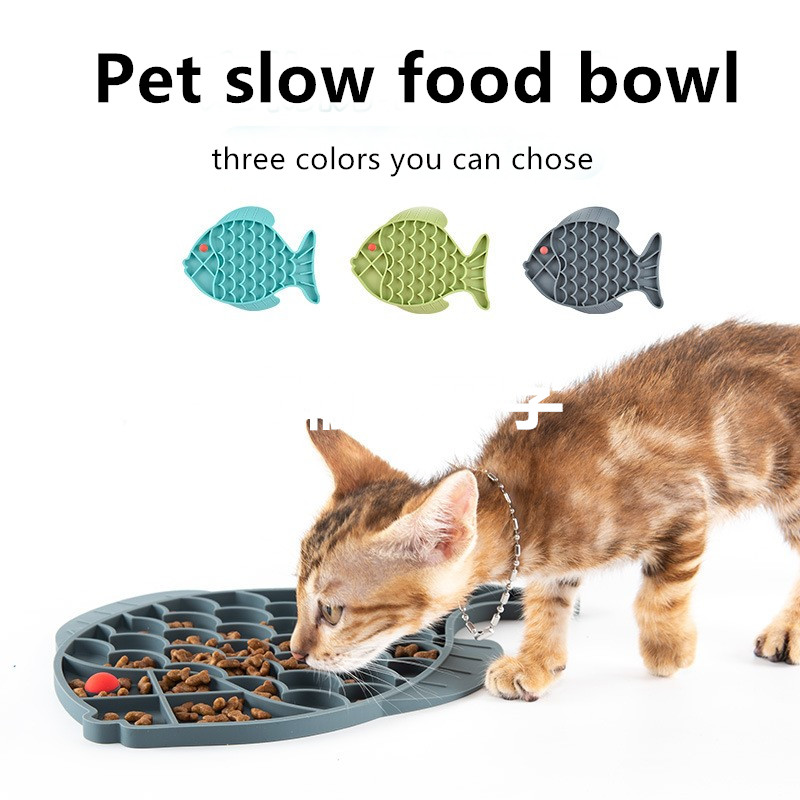 Silicone Licking Pad Pet Feeding Bowl Slow Food For Cat And Dog Anti Choking
