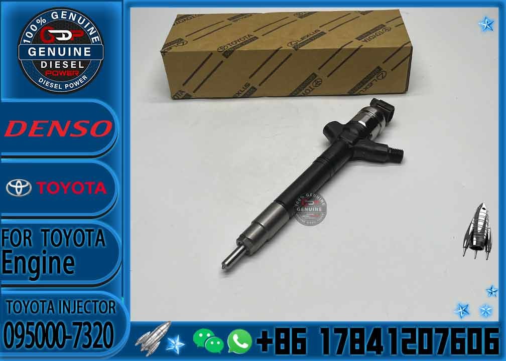 Real price High Quality New Diesel Common Rail Fuel Injector 095000-7320 23670-0R130 For SINOTRUK HOWO 0950007320