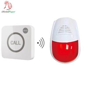 China high quality wireless disabled toilet alarm system with Bathroom  emergency call button and alarm light on sale