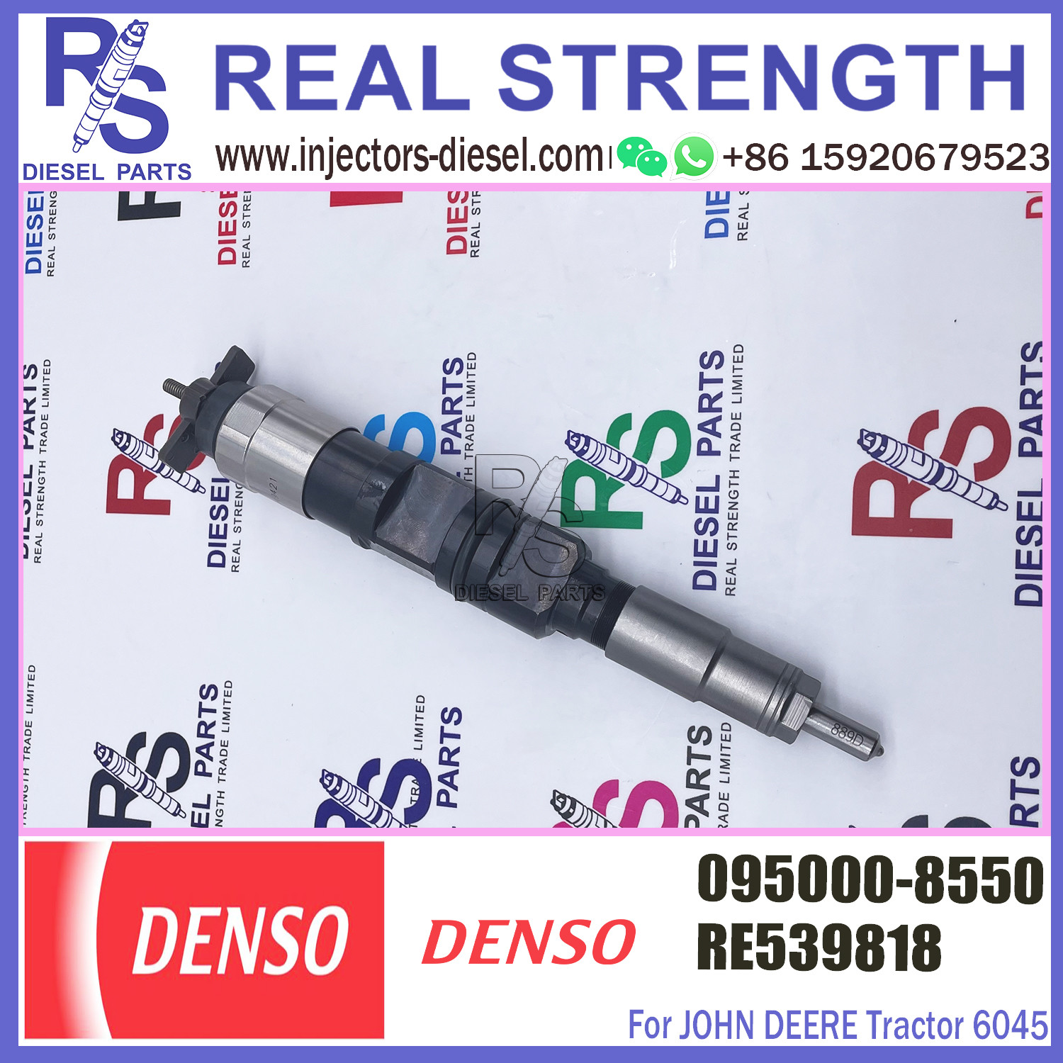 diesel engine injector 095000-7150 095000-8550 095000-6880 diesel fuel injector RE539818 RE533505 RE532216