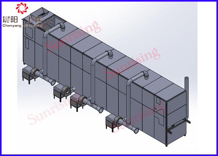 Automatic Bread Crumbs Food Production Equipment For Frying Chicken , Bread Crumb Grinder