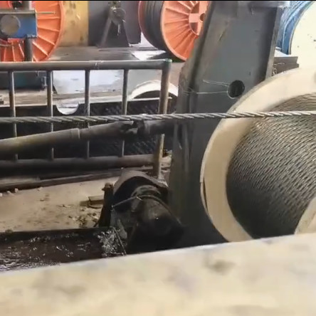 18mm Fiber Core Triple Strand Twisted Galvanized Cable Wire