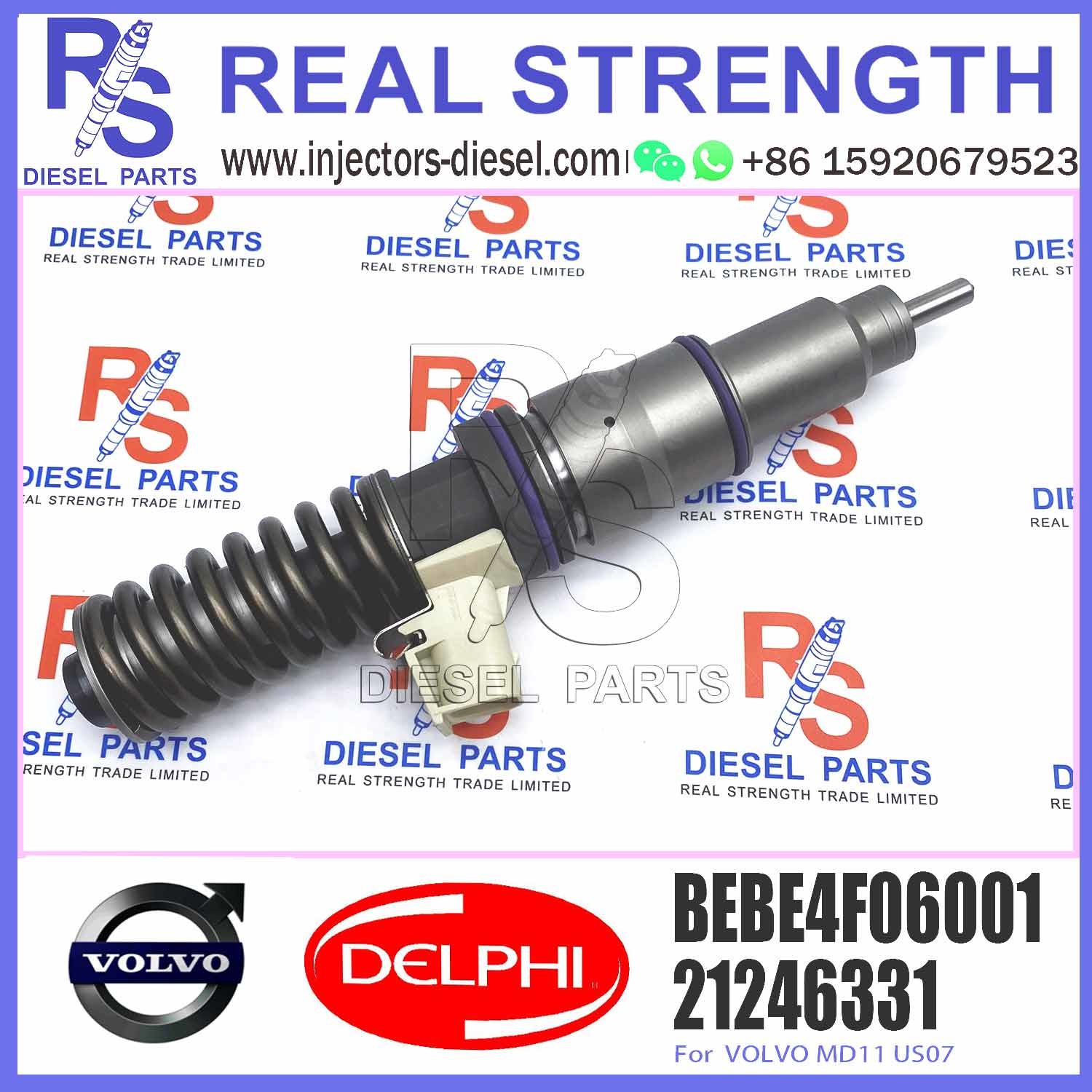 New Diesel Fuel Injector 21246331 85003110 BEBE4F06001 for V olvo MD11 21106375 21246331 21244717