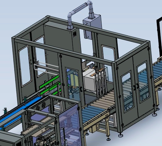 Packaging line operation demonstration