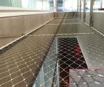 Customized Silver Stainless Steel Rope Mesh Recyclable Maintenance Free for