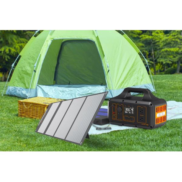 Splash Proof 100w 200w 18V Portable Folding Solar Panels For Camping