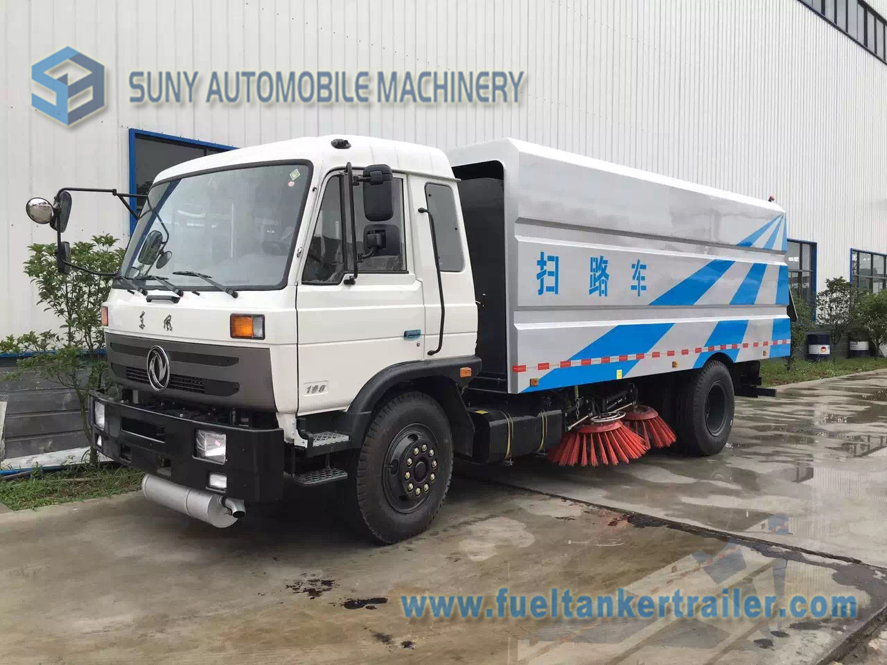 Highway Road Sweeper Truck DONGFENG 4x2 170hp Euro3 12CBM RHD LHD Tank