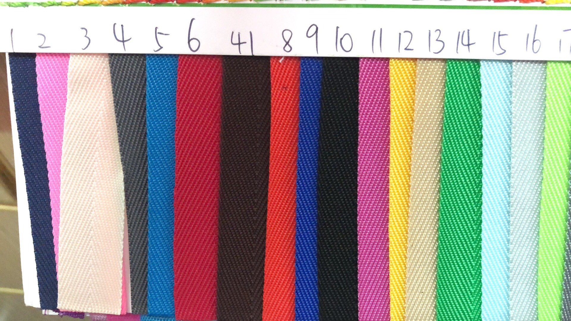 Herribone Polypropylene Webbing 20mm 25mm ISO14001 Pp Webbing