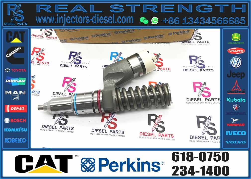 CAT Parts Fuel Injector 253-0616 374-0750 618-0750 0 371-8045 For Caterpillar Excavator Engine C15 C18