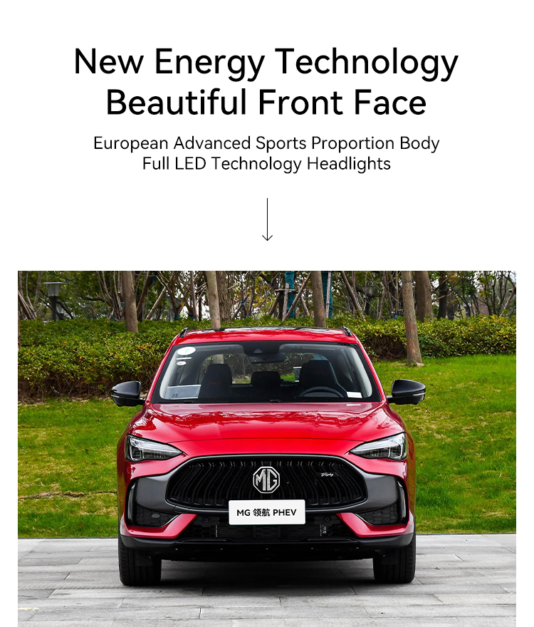 MG Linghang PHEV Plug-in Hybrid Ternary Lithium Battery Electric Vehicle with speed Wheelbase 2721mm and Weight 1775kg